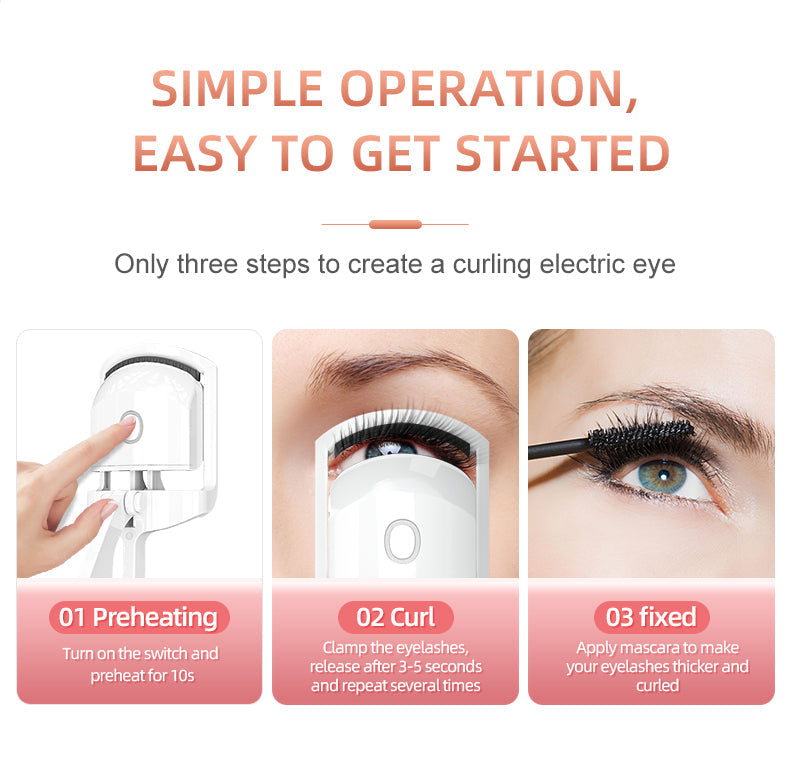 ELECTRIC EYELASH CURLER, QUICK HEATED EYELASHES CURLER