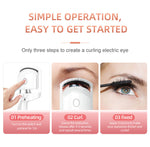 ELECTRIC EYELASH CURLER, QUICK HEATED EYELASHES CURLER